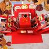 Folding Gift Packaging Box Multi-Layer Memory Photo Box  Birthday Celebration
