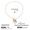 Youthway Natural Pearl Charm Pendant Necklace For Diy Matching Ocean Style Stainless Steel Golden Collar Summer Handmade Jewelry