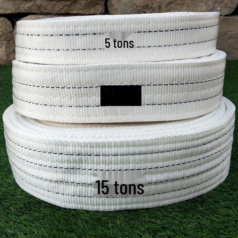 Heavy-Duty 10-Ton Tow Rope with Double Hooks, 5m for Off-Road Vehicle Rescue