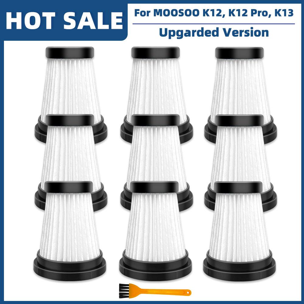 Compatible For MOOSOO K12, K12 Pro, K13 Vacuum Cleaner Replacement Spare Parts Accessories Hepa Filter