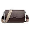 2024 Women's Crossbody Bag: Soft Leather, Fashionable Design, Wide Strap, Stylish Square Shape
