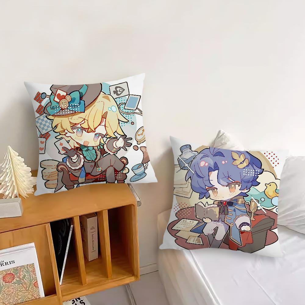 Hot Game Honkai Star Rai cushion cover Pillow Cover Decoration Room Home Sofa living Office Car Nordic Simplicity