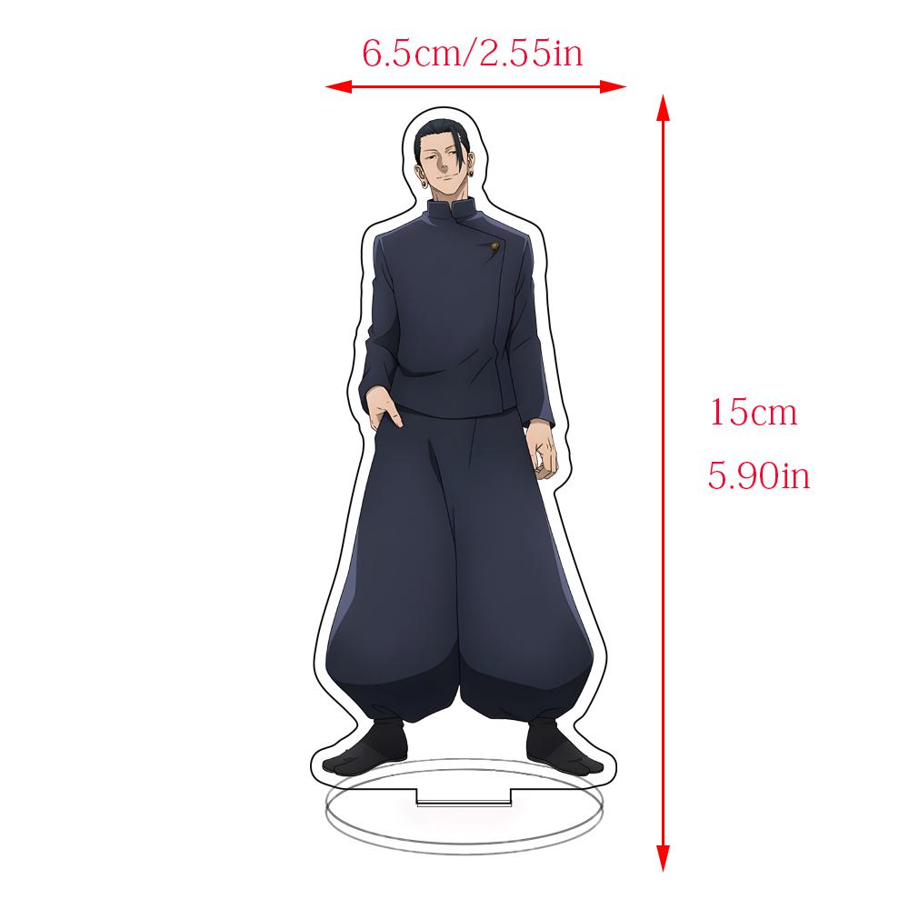 15cm Jujutsu Kaisen Acrylic Medium Stand Itadori Yuji Satoru Gojo Figure Ornaments Homo Creative Boys Gifts Toys Doll