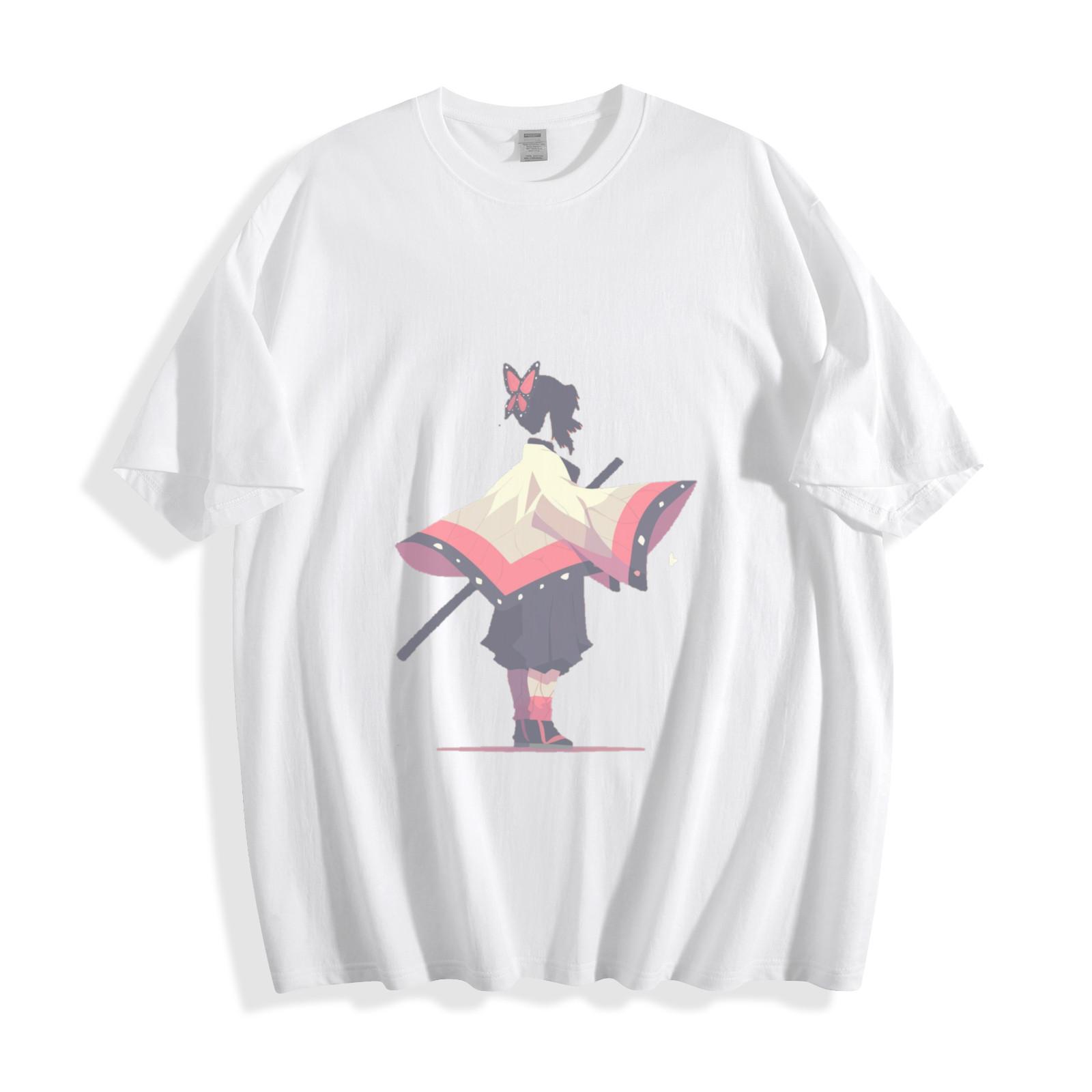 DemonSlayer Shinobu Kocho T-Shirt Mens Womens Tees Top - Butterfly Design Unisex Tee 2XL