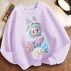 Children's Fashion Round-neck Hoodies, Long-sleeved Loose Hoodies for Boys and Girls In Spring and Autumn