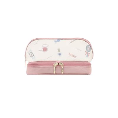 Afternoon Tea Living JS30 Travel Shell-Shaped Cosmetic Accessory Pouch, Ivory