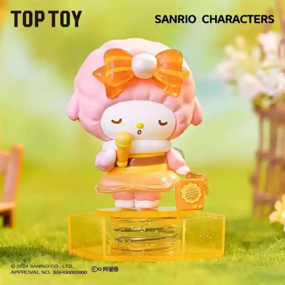 

MINISO Sanrio Bee Concert Series Blind Box Decorative Anime Figure Toys Doll Cinnamoroll Kuromi Birthday Gift