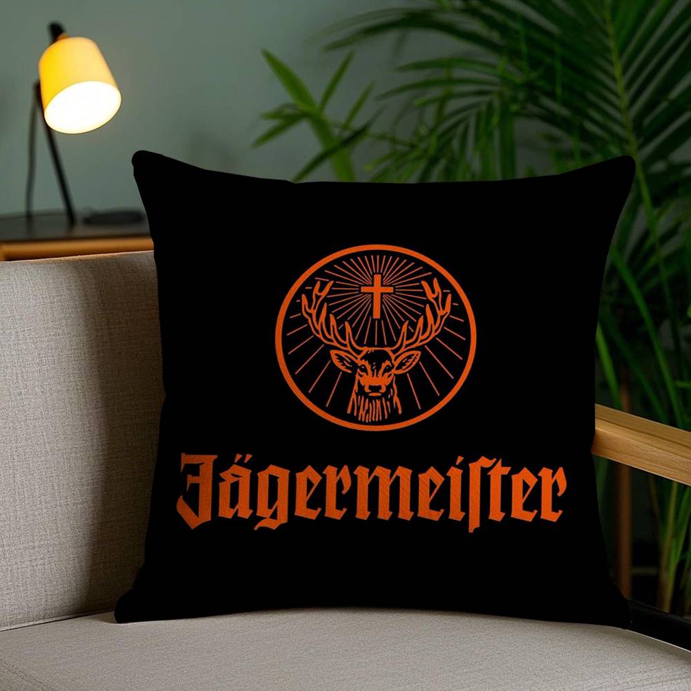 J-Jager-M-Meisters-S Pillow Case Sofa Short Plush Double-Sided Hd Printing Room Home Office Gift Cushion Cover