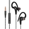 Wired Sports 3.5mm Earphone Waterproof Stereo Earbuds Smartphone Noise Cancelling Sweatproof Handsfree Music Sound Headset Mic