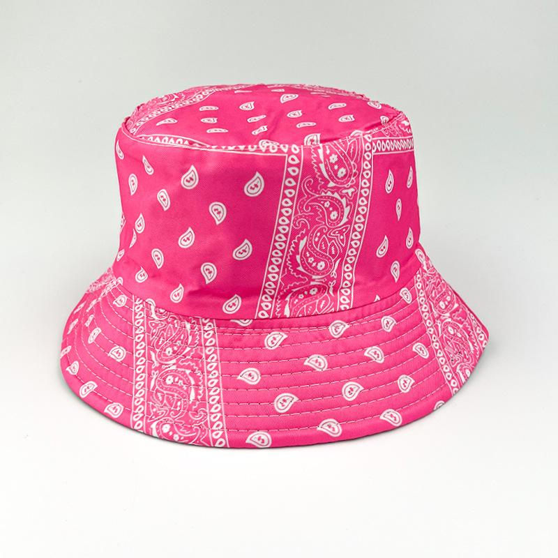 European and American new cashew flower fisherman hat, men's trendy foldable sunscreen sun hat