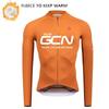 RAUDAX GCN Bike Team  Winter Long Sleeves Cycling Clothing Men's Thermal Fleece Cycling Jersey Set Moutain Road Bike Uniform