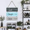 Reusable Doorplate Welcome Sign Non-Fading Wooden Sign Mural Wall Hanging Plaque  Living Room
