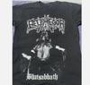 VTG Belphegor Band Regalo Per Fan Maglietta Nera Cotone Pesante Tutte le Taglie