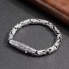 2026 Fashion Temperament Men's Chain Vajra Pestle Woven Bracelet Boys Trendy Men Retro Old Trend Brand