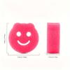 Wholesale Easy-Clean Smiley Face Magic Cleaning Sponge Durable Non-Scratch Kitchen Scouring Pads