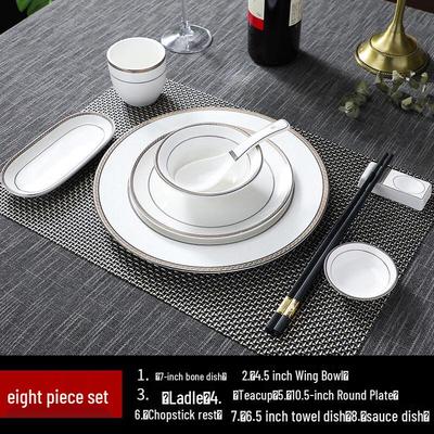 Elegant Chinese Ceramic Dining Set