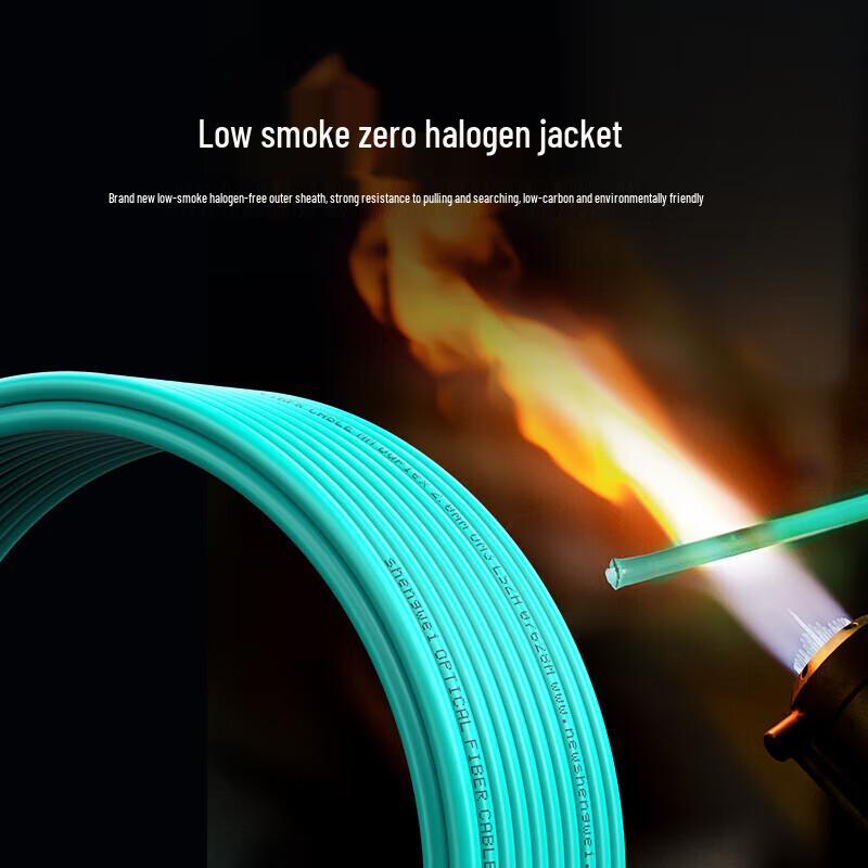 Shengwei LC-FC OM3 Multimode Duplex Fiber Optic Patch Cable