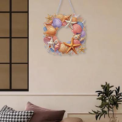 Spezielle Form 2D Flache DIY Hängende Diamantkunst-Kits Diamantmalerei Set Diamantkunst Anhänger Wanddeko für Zuhause & Fenster
