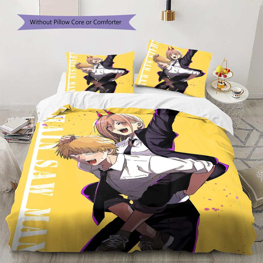 Set Copripiumino Trapuntato con Fantasia Cartone Animato Federa Decorazione per la Casa Regalo di Compleanno (1 * copripiumino + 2 * federa, senza nucleo)