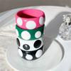 2026 Minimalista Divertente Nuovi Grandi Bracciali Geometrici Pois Punk Resina Freschi Rotondi Larghi Bracciali Braccialetti Donna Uomo Tendenza Gioielli