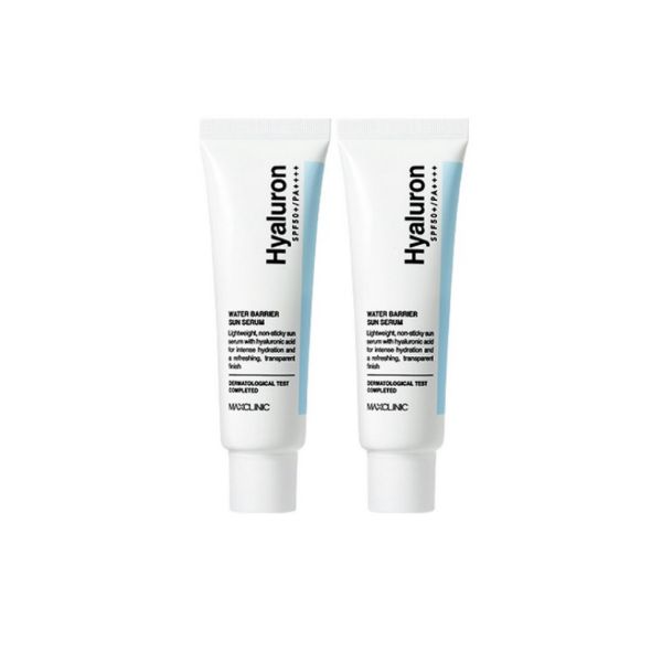 Maxclinic Hyaluron Water Barrier Sun Serum SPF50+ PA++++ 40ml (2pcs Set)