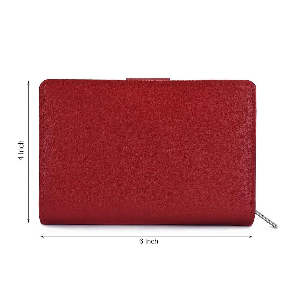 Tina Leather Wallet For Women .