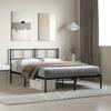 VidaXL Metal Bed Frame with Black Headboard 120x200 Cm 372177