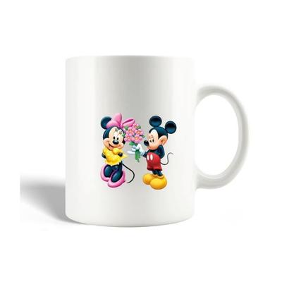 Mug - Disney - Minnie Mouse and Mickey Mouse - Ceramic - 30cl - Dishwasher Safe
