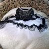 Durable Dog Dress Bow-knot Stylish Cotton Pet Dog Cat Puppy Spot Princess Dress  Pet Princess Skirt Princess Style
