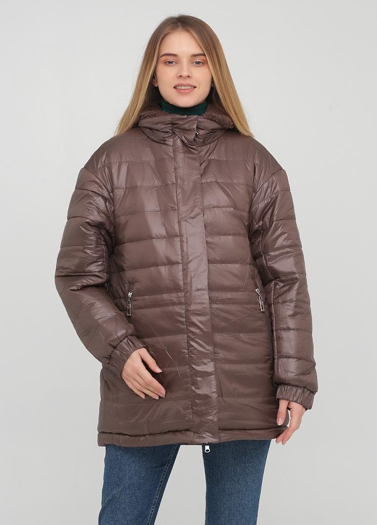Куртка двусторонняя зимняя Snow Owl 21640 S Коричневый