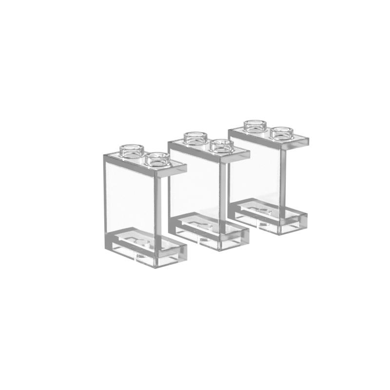 

Non-Toxic 4864 Panel 1X2X2 - Hollow Studs Building Blocks Toys Kids Souvenir Pretend Play Decoration Children City Moc 5PCS