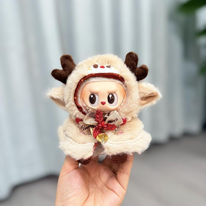 The First, Second and Third Generations of Christmas Baby Clothes Wear 17cm Pendants, and The Clothes Sit with Colored Beads Christmas Set.