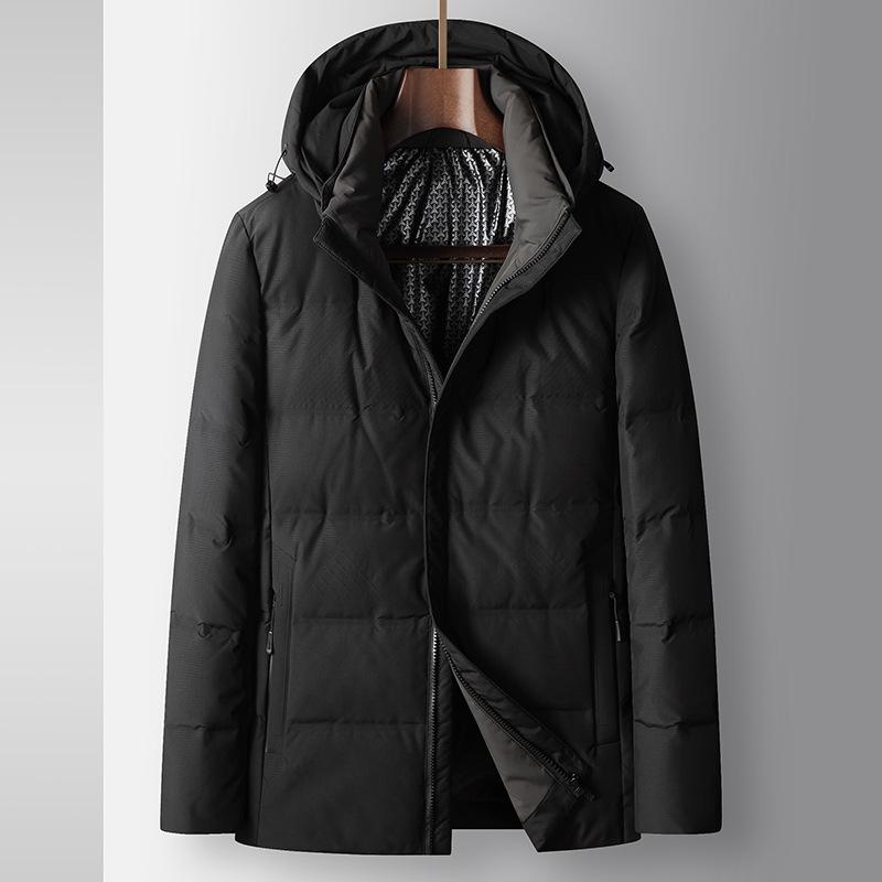 Autumn and Winter Removal Cap Down Warm Youth Business Thickened Down Cold-proof Trendy Jacket