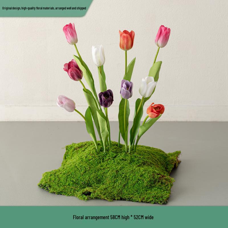 Monet Garden Artificial Floral Window Display and Landscaping Decorations