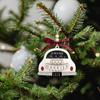2026 Wooden Wedding Car Christmas Ornament - Anniversary Gift for Newlywed Couple