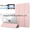 iPad 10.2" Leather Case with Pen Slot & Transparent Acrylic Back