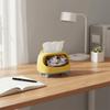 Plastic Desktop Tissue Box Multi-functional Phone Stand Holder Simple Napkin Dispenser  Office