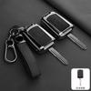 2 3 Button Zinc Alloy Leather Car Key Cover Is Suitable For Mitsubishi Eclipse Cross Outlander Sport Mirage G4 Lancer Keychains