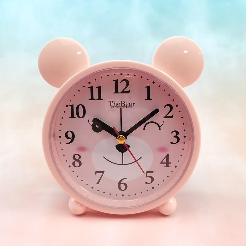Kids Cartoon Bedside Alarm Clock With Analog And Digital Display For Childrens Room Decor