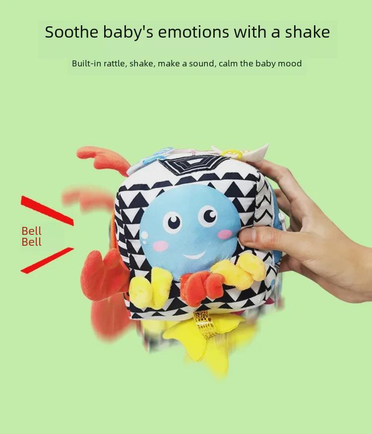 Crab Cube Infant Teaching Toy: Early Education & Dressing Aid Dice