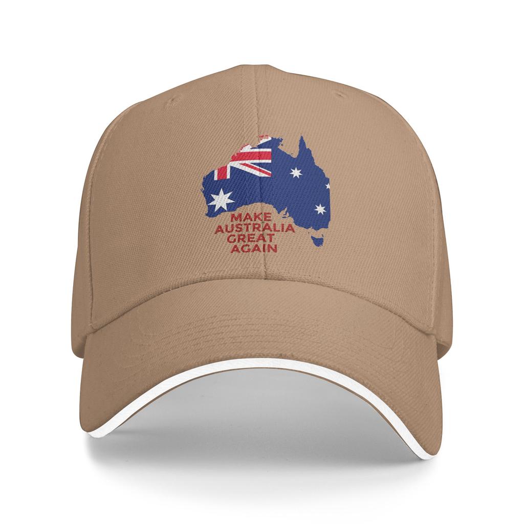 MAKE AUSTRALIA GREAT AGAIN Baseball Cap Stylish UnisexTeens Trucker Hat Sun Visor Print Hiking Fishing Baseball Caps Gift