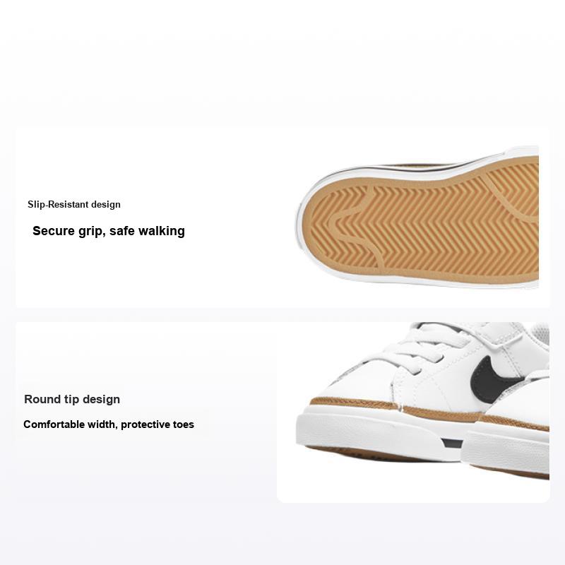 Nike Court Legacy TD White Desert Ochre Baby Sneakers Gum-Light-Brown Black DA5382-102
