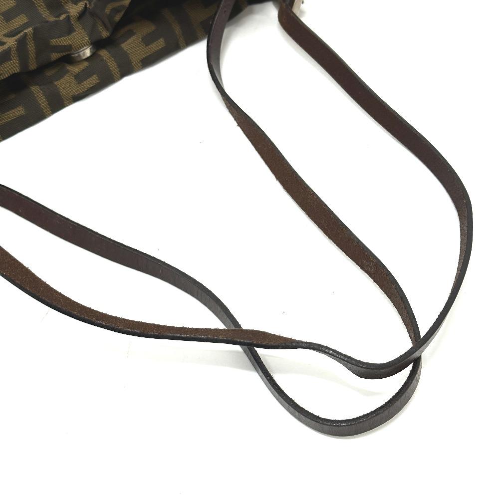 FENDI Zucca pattern Logo Hardware Hand Bag, All-Over Print Shoulder Bag Tote Bag