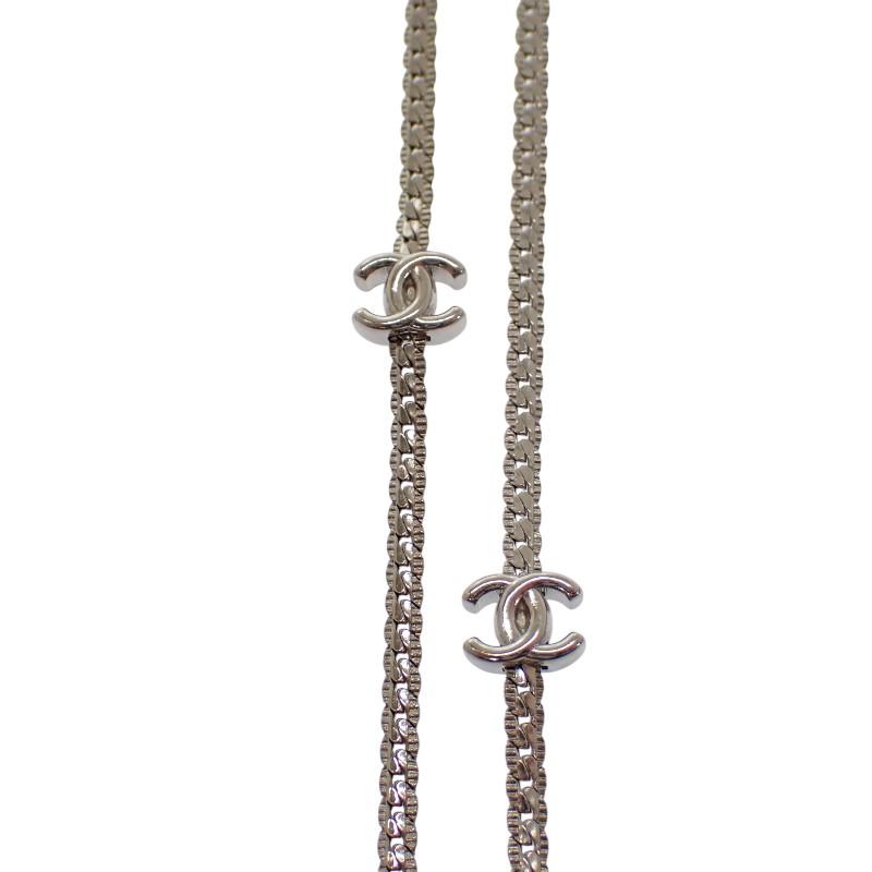 CHANEL  Necklace Silver metal Women