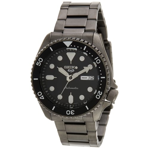 

Seiko 5 Sports Black Dial Gunmetal Gray Stainless Steel Automatic Men s Watch SRPD65K1