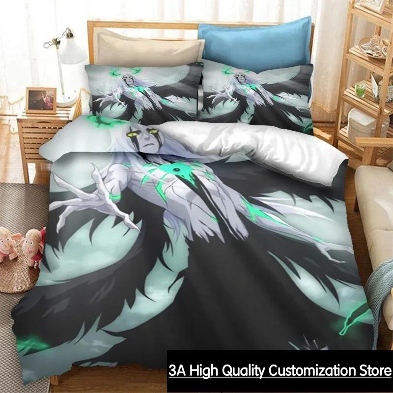 Comforter Anime Bleach Thousand-Year Blood War Bedding Set Double Twin King Comforter Boys Girls Adults Bedroom
