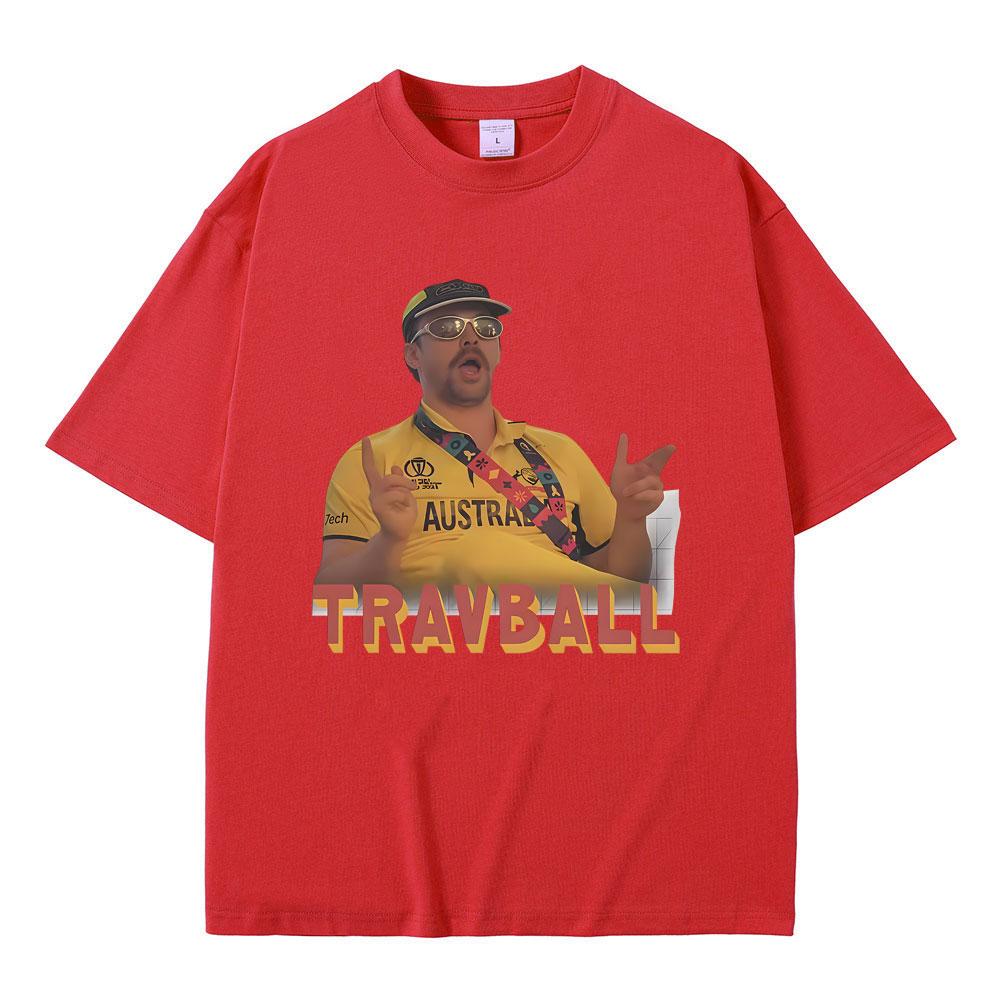 

Travis Head TravBall Graphic Tshirt Men Women Fashion Loose Oversized Short Sleeve T Shirts Male Casual Vintage Cotton Tshirts S