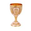 Vintage Engraving Wine Cups Zinc Alloy High-Grade Liquor Cup Creative Embossed Goblet Mugs For Household Bar Party Home Decor