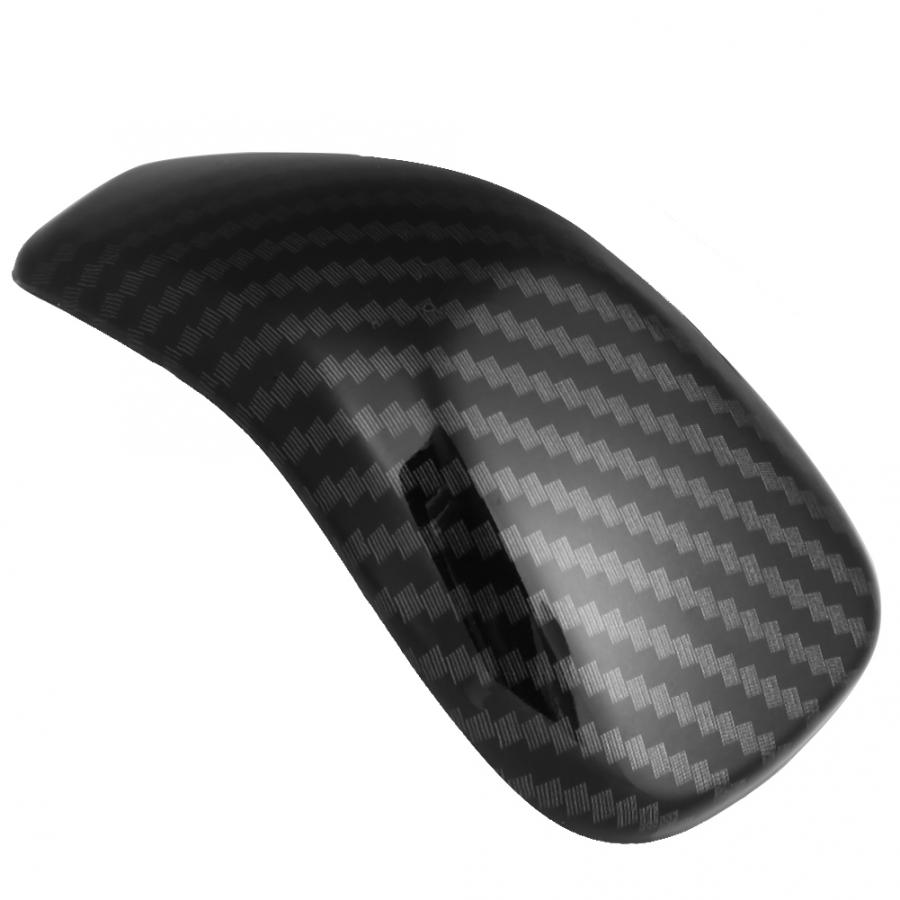 Car Carbon Fiber Gear Shift Knob Head Cover Sticker Trim Fit For Subaru Forester SK ABS Car Shift Knob Cover