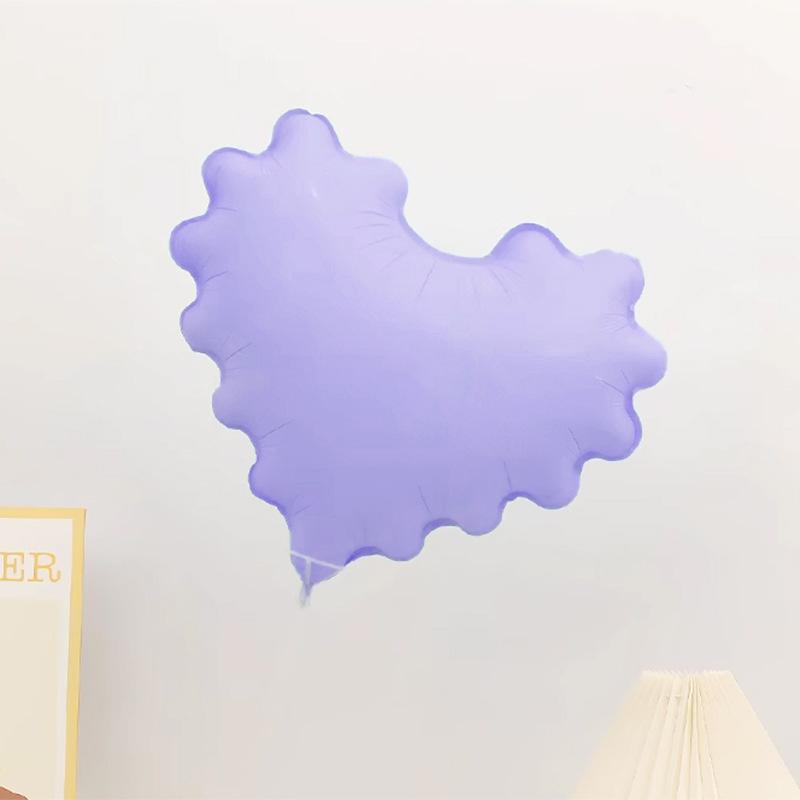 

Волна Любви Алюминиевый Фольгированный Шарик Сердцевидный Фотореквизит Атмосфера Новогоднего Дня Оформление Торгового Центра Сценическая Композиция 18 inch wavy love, Maca purple